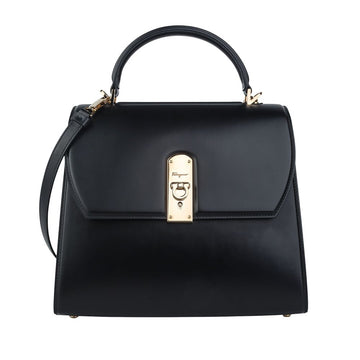 Salvatore Ferragamo Shoulder Bag Black Large 37293-1 156980971