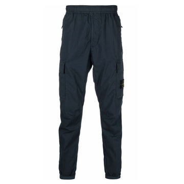 Stone Island Wappen Pocket Banding Cargo Pants Navy V0020 53102534