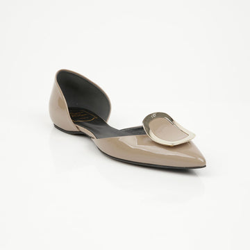 ROGER VIVIER バレリーナフラットシューズ 156513142