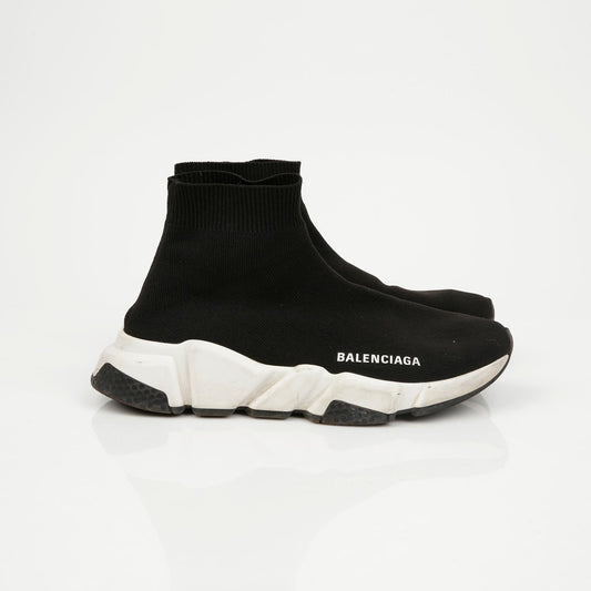 BALENCIAGA Speedrunner Sneaker Schwarz Weiß 156720111 [P]