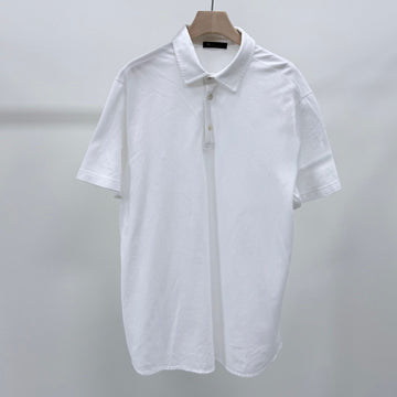 Loro Piana Pietro Polo Short Sleeve Collar T-Shirt White 156983005