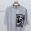 Hermes Belkirobe Patch Crewneck Cotton T-Shirt 156983100 [P]
