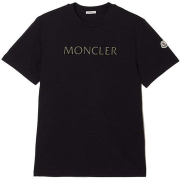 Moncler Logo Print Cotton T-Shirt 156984010