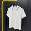 Moncler Short Sleeve Polo Shirt White 156984127 [P]