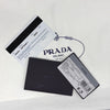 PRADA Saffiano Dreieckslogo Clutch Tasche Schwarz 156984430 [P]