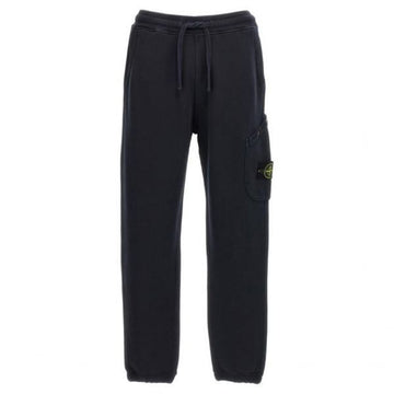 STONE ISLAND オーガニックコットンダイアゴナルフリースカゴジョギングパンツ 156984533