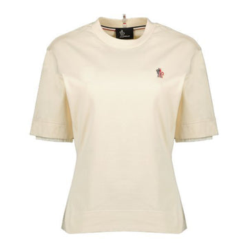 MONCLER グルノーブル ロゴパッチ コットンブレンド Tシャツ 156984676