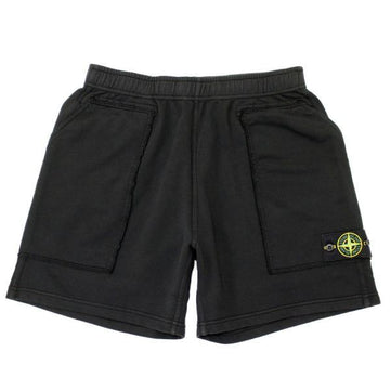 Stone Island Organic Cotton Fleece Jogger Shorts 156984792