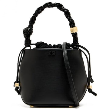 Ganni BLACK BOU BUCKET BAG (A6934 099) 156984921