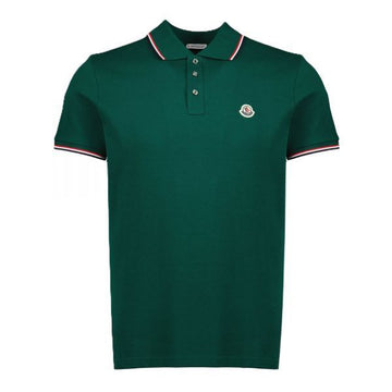 Moncler Color Trimmed Cotton Pique Polo Shirt 156984951
