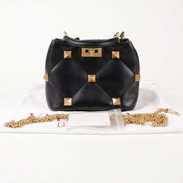 VALENTINO Kleine Nappa-Leder-Tophandle-Tasche Schwarz 156488648