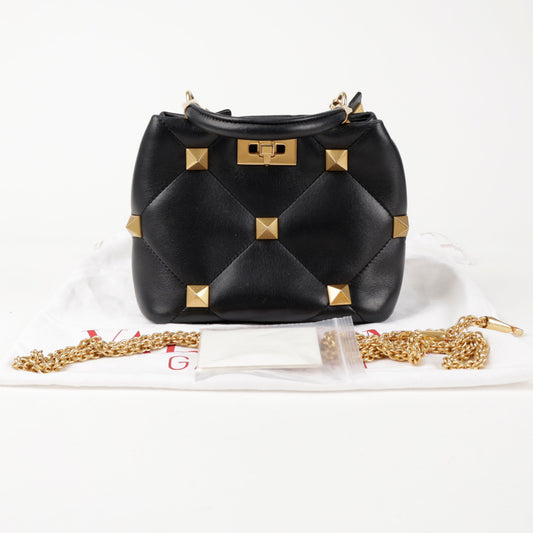 VALENTINO Klein Top-Handle Tasche aus Nappaleder Schwarz 156488648 [P]