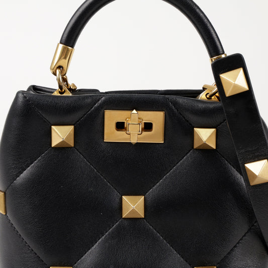 VALENTINO Klein Top-Handle Tasche aus Nappaleder Schwarz 156488648 [P]