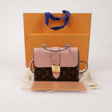 Louis Vuitton Monogram Rocky BB Leather Tote Shoulder Bag Rose Powder 156489139