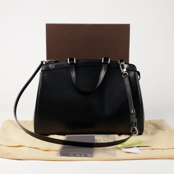 Louis Vuitton Black Epi Leather Brea Tote Shoulder Bag MM Size 156720448