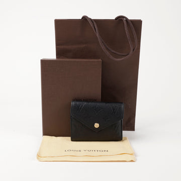 LOUIS VUITTON Monogramm Einsteckbörse Schwarz mit goldfarbener Hardware 156721734