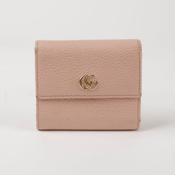 GUCCI レザー GG マーモント 財布 ピンク 156724910