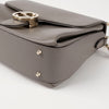 GUCCI Interlocking Leder Top Handle Ketten Schultertasche Grau 156731328 [P]