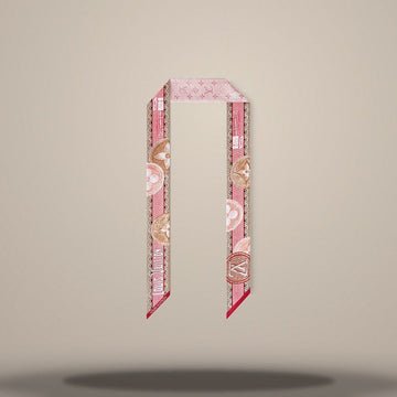 LOUIS VUITTON Schal Monogram Merbewiiz BB Band Pink M90873 157010028
