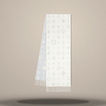 LOUIS VUITTON Reykjavik Cloud Schal Hellgrau M97659 157010128