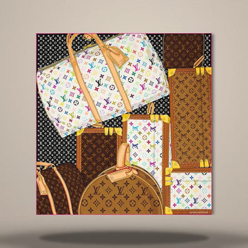 LOUIS VUITTON Tuch Monogram Multicolor Collector Square 90 157010220