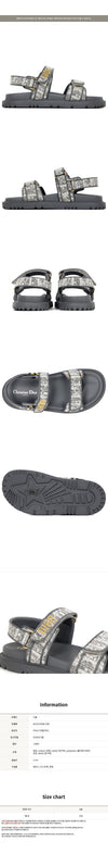 DIOR Graue Akt Oblique Riemchen Sandalen 29G 157017099 [P]
