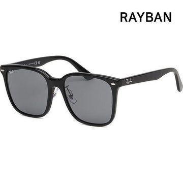 Ray Ban Sunglasses RB2206D 901 87 Black Oversized Acetate Asian Fit 125052603