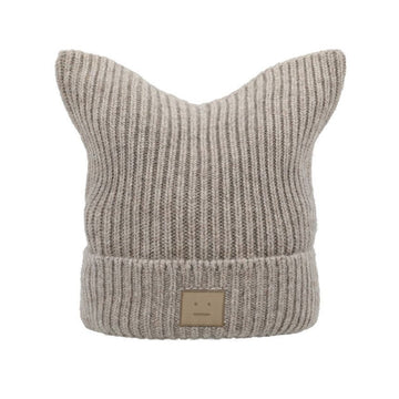 ACNE STUDIOS C40392 GREIGE MELANGE ユニセックス ビーニー 152531203