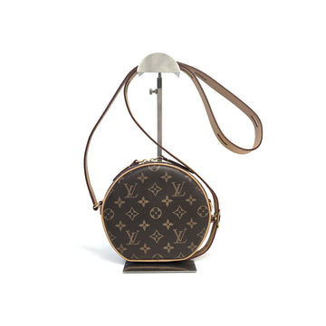 LOUIS VUITTON Monogram Boite Chapeau Souple Klein Rund Umhängetasche Braun M45578 157021336
