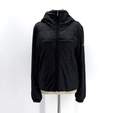 Prada Re-Nylon Triangle Logo Lightweight Short Padded Jacket 157021602