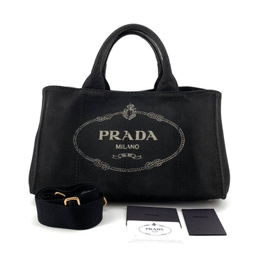 Prada Denim Kanapa Tote and Shoulder Bag 157026101