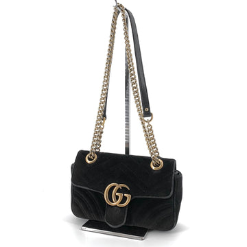 Gucci Matelassé Velvet Small Shoulder Bag 446744 157026292