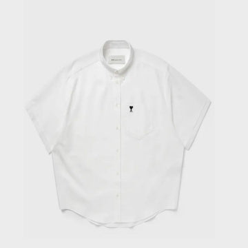 AMI Small Heart Short Sleeve Shirt 168 157026566