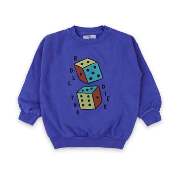 BOBO CHOSES キッズ ロール ザ ダイス プリンティング マンツーマン(ブルー) B225AC030 421 147377954
