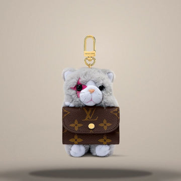 Louis Vuitton Cute Kitten Bag Charm Grey M03512 157027410