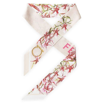 Salvatore Ferragamo Gaia Printed Silk Scarf 153568793