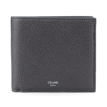 CELINE グレインドカーフスキンロゴ二つ折り財布 153742265