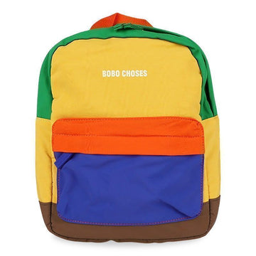 BOBO CHOSES キッズ カラーブロック バックパック(マルチ) B126AH063 991 153771094