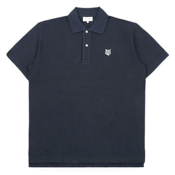 Maison Kitsune Men's Fox Head Comfort PK Short Sleeve (Navy) PM00210KP0001 0413 157020112