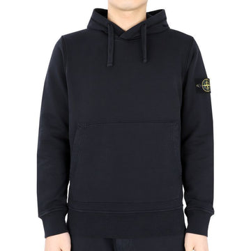 STONE ISLAND 23 S/S ストーン メンズ ワッペン パッチ コットン フーディー トレーナー (ネイビー) A0020 54744199