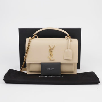 Saint Laurent Sunset New Medium Tote Shoulder Bag 156689313