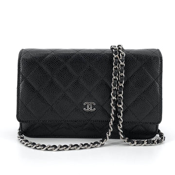 CHANEL キャビア WOC ミニ クロスボディバッグ 157028568