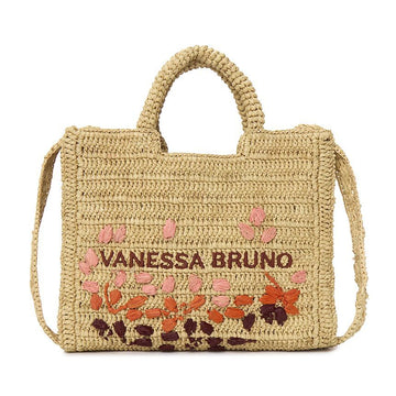 VANESSA BRUNO ラフィア スモール レディース トートバッグ 6EVE24 V40884 481 157028643