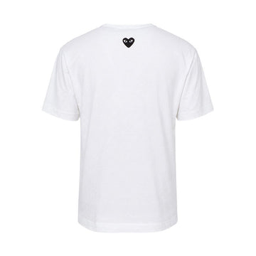 Comme Des Garcons White Black Logo Short Sleeve T-shirt AX T341 051 3 134855497