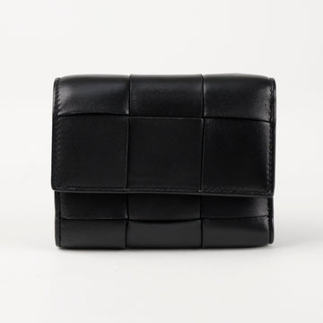 BOTTEGA VENETA ブラック ウォレット カセット 156489068