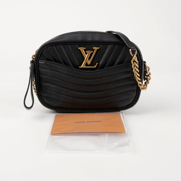 LOUIS VUITTON ニューウェーブカメラレザークロスバッグ ブラック 156514547