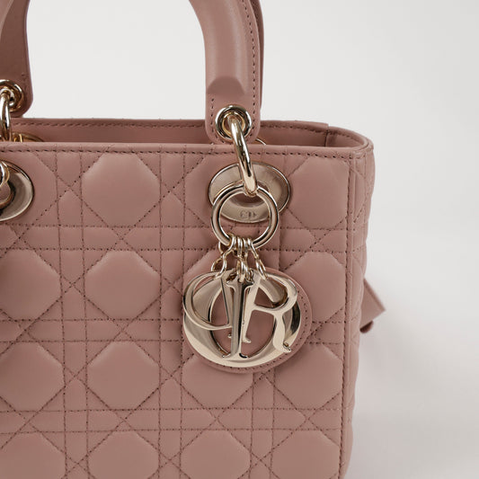 Dior Lady MY ABC Small Tote Shoulder Bag Blush 156690862