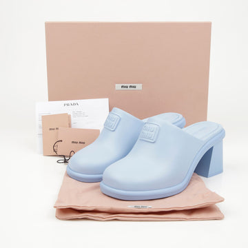 Miu Miu Logo Heel Mule 5I681D Size 37 156730599