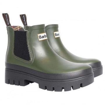 Barbour Ankle Wellingtons Boots Olive/Black LRF0100 OL12 151054337