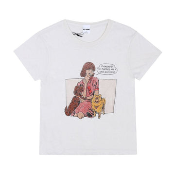 RE DONE Damen T-Shirt Kurzarm 024-02WBXT004 155438066 [P]